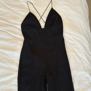 Wide leg jumpsuit